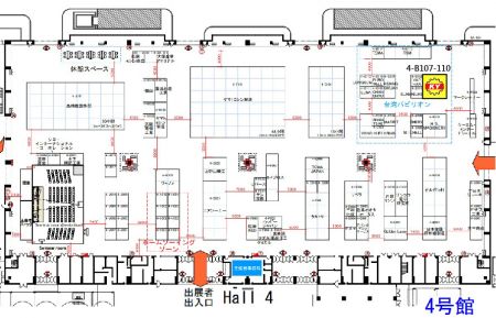 2022-日本國際服裝縫製設備及紡織工業展覽會-廣野攤位圖